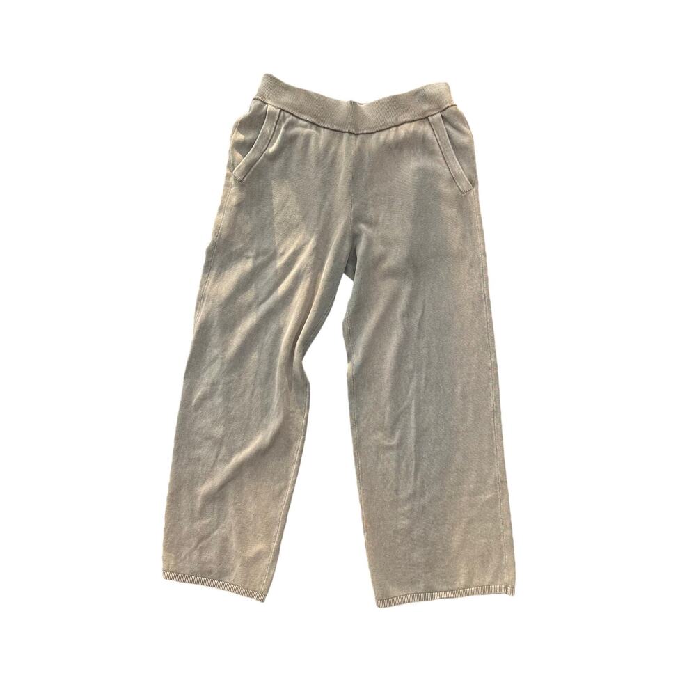 Barefoot Dreams CozyChic Lite Raised Seam Culotte Pant Bisque Size XS